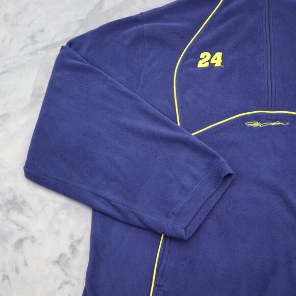 Chase Authentics Sweater Mens 2XL Blue Long Sleeve Side Pockest Chest Zipper - Picture 10 of 16